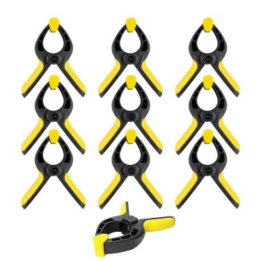 Imagem de Kit 10 Grampos Sargento 4Pol. 100mm Eda Profissional