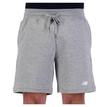Imagem de Bermuda Masculina New Balance Essentials Cinza - MS41-Masculino