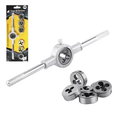 Imagem de Jogo Tarracha Macho e Fêmea para Madeira e Alumínio 8 Peças