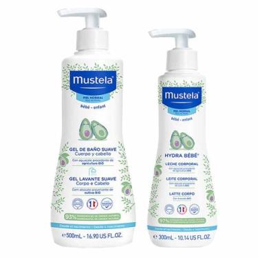 Imagem de Mustela Bebê Kit - Gel de Banho + Hidratante Corporal, Kit