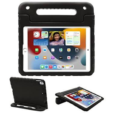 Imagem de Lefon Capa à prova de choque para iPad 10.2/10.5/10.5 Pro, iPad 9ª/8ª/7ª geração com suporte para lápis/alça conversível (preto)