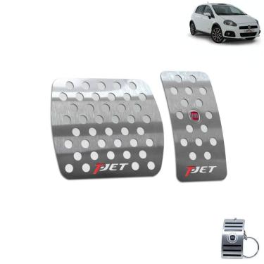 Imagem de Pedaleira Automático Aço Inox Fiat Punto T-Jet 2007 A 2012