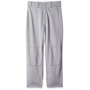 Imagem de Calça de beisebol Wilson juvenil clássica de modelagem folgada, Sólido, Cinza, Medium