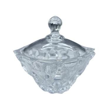 Imagem de Potiche Baleiro Bomboniere Vidro Doces Com Tampa Decorativo