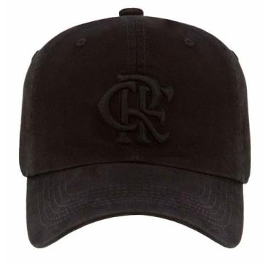 Imagem de Boné Supercap Flamengo Bordado Frente CRF , Preto