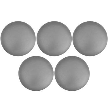 Imagem de Kit 05 Assentos Redondo Banqueta Cadeira Estofados Poltronas H02 mater