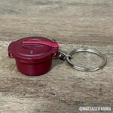 Imagem de Chaveiro de Panela de Pressão Tupperware - Cor Marsala