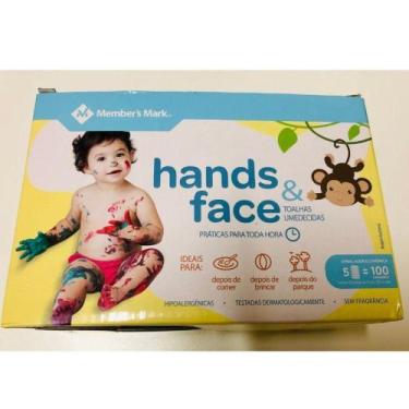 Imagem de Hands & face toalha umedecidas - mãos e rosto - 100 unidades - MEMBER'