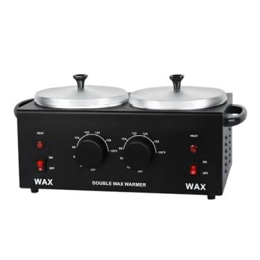Imagem de ChuYiElegance Aquecedor de cera duplo, dispositivo de aquecimento, aquecedor de cera, pote de fusão elétrico para equipamentos de salão de beleza e spa