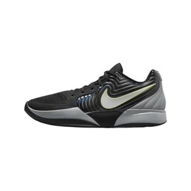 Imagem de Nike Tênis de basquete Ja 2 (FD7328-001, preto/cinza claro/cinza claro/limão claro/fantasma), Preto/cinza fumê claro/limão claro/Phantom, 38