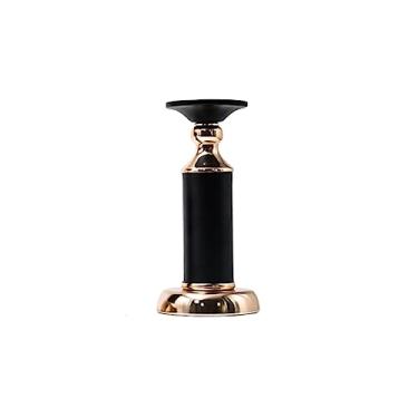 Imagem de Castiçal de metal para festa, casamento, mesa, castiçal, vela romântica, jantar, candelabro (D conforme mostrado)