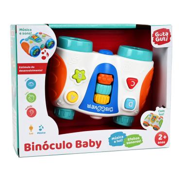 Imagem de Brinquedo Infantil Musical Binóculo Baby Com Luz e Som - Dm Toys 6828