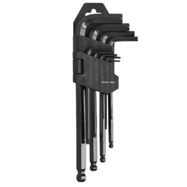 Imagem de Jogo de Chaves Allen Longas 9 pçs CrV R010060 - Riosul Tools