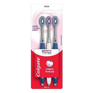 Imagem de Escova de Dente Colgate Gengiva Therapy 3 unid