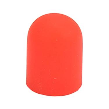 Imagem de Almofada de silicone para suporte de bicicleta E, pé de borracha antiderrapante para ES2 e M365, design flexível, fácil instalação, compatível com scooters elétricas (vermelho)