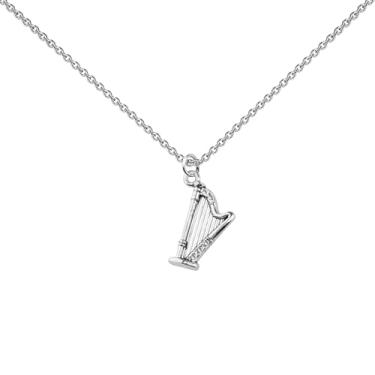 Imagem de Colar de harpa, presentes de harpa para amantes de música, joias femininas com pingente de música, colar de instrumento musical, caixa