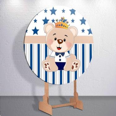 Imagem de Capas Painel Grande e Mini Painel Redondo Festa Infantil Ursinho Menin