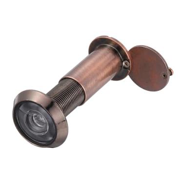 Imagem de PATIKIL Visualizador de porta de 24 mm, visor de porta de privacidade de 200 graus de liga de zinco com capa de privacidade rotativa resistente serve para 4,5 cm a 6,5 cm para hotel de escritório em