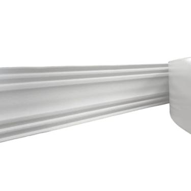 Imagem de Moldura Rodameio Eva Autocolante Flexível Terr 7cmx8mm Branco - 20 Metros