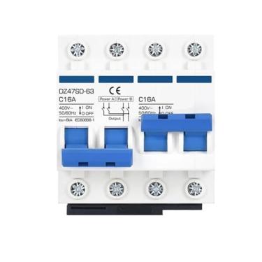 Imagem de Manual Dual Power Transfer Switch/Interlock Circuit Breaker Photovoltaic AC 220V 380V With Leakage Protection(AC 40A - AC 40A,3P-3P)