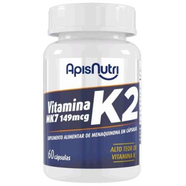Imagem de Vitamina K2 MK7 (60 caps) - Padrão: Único - Apisnutri