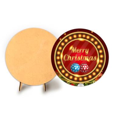 Imagem de Painel Sublimado 50cm C Elastico Natal + Suporte MDF (NAT111)