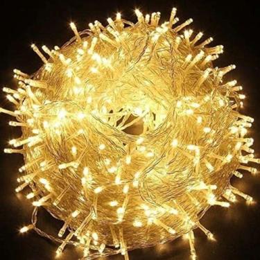 Imagem de Cascata LED Decorativa, 240 Luzes, 4,3 Metros, Pisca Pisca para Natal, 220V