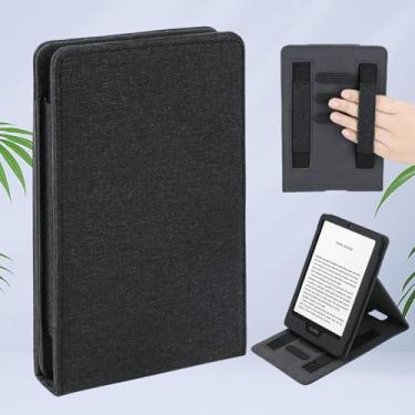 Imagem de Capa flip para Kindle Paperwhite 11ª geração 2021 de 6,8 polegadas e Kindle Paperwhite Signature Edition, capa de suporte com despertar/hibernar automaticamente, alças de mão