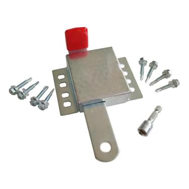 Imagem de Wswqop Fechadura Manual para Porta de Garagem, Fechadura Interna, Acessórios de Ferragens, Trava Deslizante para Porta para Cercas de, Portas de Galinh