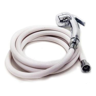 Imagem de Mangueira E Ducha Manual Branca P/ Ducha Cardal Potenza, Branco