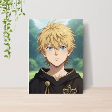 Imagem de Genérico, Quadro Black Clov Anime A4 | Placa MDF 05
