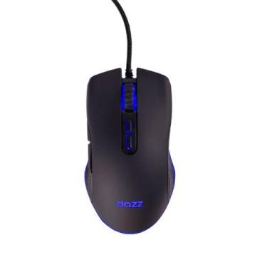 Imagem de Mouse gamer usb rgb 7200 dpi gmo2001 preto dazz - 62000182