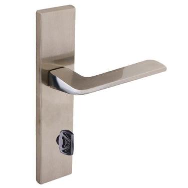 Imagem de Fechadura Banheiro Espelho Latonado Ultra Line Aliança - Aliança Metal