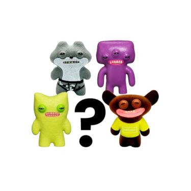 Imagem de Candide, Fuggler, Kit com 5 Mini Bonecos, Cinza, Roxo, Verde e Marrom, Miniaturas - 6 cm