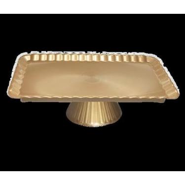 Imagem de BOLEIRA RETANGULAR 30 X 15 X 8CM - DOURADA