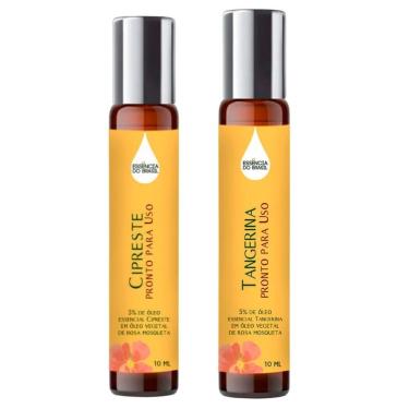 Imagem de Óleos Essenciais Prontos Cipreste E Tangerina Roll On 10Ml