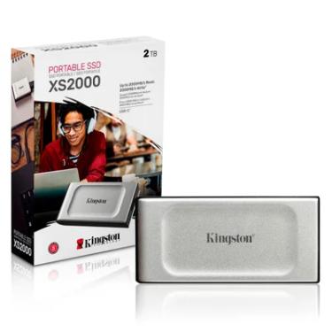Imagem de SSD Externo Portátil Kingston SXS2000/2000g, 2TB, Leitura 2000 MB/s, Gravação 2000 MB/s