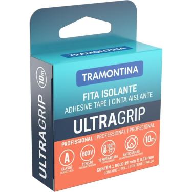 Imagem de Fita Isolante Classe A 0,18X19 Mm Tramontina Preta 10 M