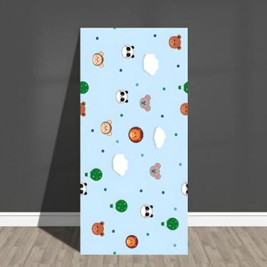 Imagem de Kit 35 Placas 3D Adesiva Papel de Parede Autocolante Decoração Infanti