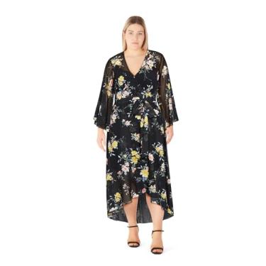 Imagem de City Chic Vestido feminino plus size - Maxi estampado, Estampado, 46