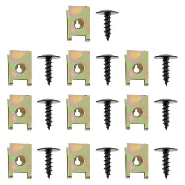 Imagem de OTOTEC 20 peças de clipes de parafuso do arco da roda da tampa do motor compatíveis com VW Polo 1982-2025