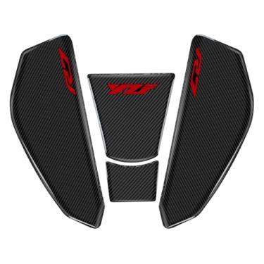 Imagem de R7 Protetor de tanque de gasolina para motocicleta 3D compatível com Yamaha YZF-R7 R7 Adesivos antiderrapantes para tanque de combustível a gás, óleo, protetores de almofada de tanque de combustível