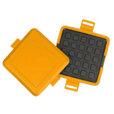 Imagem de Sanduicheira compacta para micro-ondas com antiaderente, torradeira de waffle rápida, pode ser lavada na máquina de lavar louça para casa, escritório e dormitório