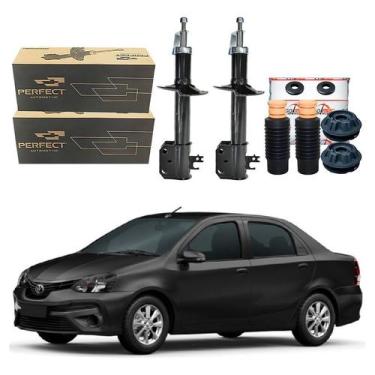 Imagem de Kit Amortecedor Dianteiro Etios Cross 1.5 2014 A 2018 - Perfect