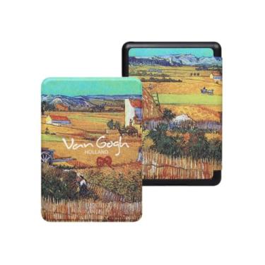 Imagem de Akacy Capa com função hibernar/despertar automática para Kindle Paperwhite de 7,0 polegadas 12ª geração lançada em 2024 (Modelo: SA568B/SA569P) capa TPU padrão pintado (7)