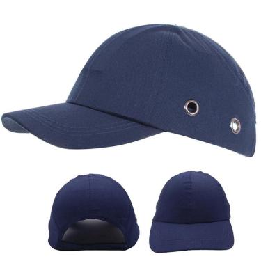 Imagem de Bone Com Capacete Epi Obra Segurança Do Trabalho Casquete Reparo Construçao Oficina Resistente Proteçao