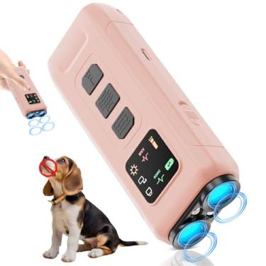 Imagem de Myiwb Dispositivo de treinamento ultrassônico para dissuasão de latidos e antilatido, 3 modos para impedir latidos de cães, ferramenta portátil, segura, recarregável, compacta e portátil, adequada