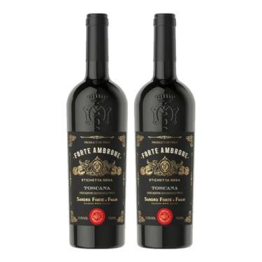 Imagem de Vinho Forte Ambrone Etichetta Nera IGT Toscana Tinto Itália 750ml (2)