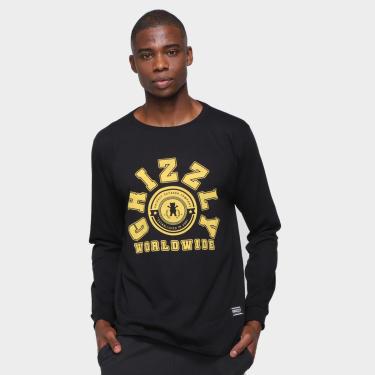 Imagem de Camiseta Grizzly Homecoming Long Sleeve Manga Longa Masculina-Masculino
