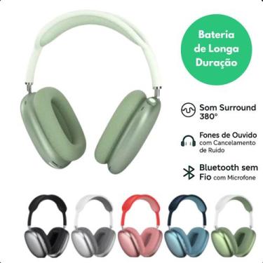 Imagem de Fone De Ouvido Bluetooth P9 Air Extra Bass Som Claro - Lippin